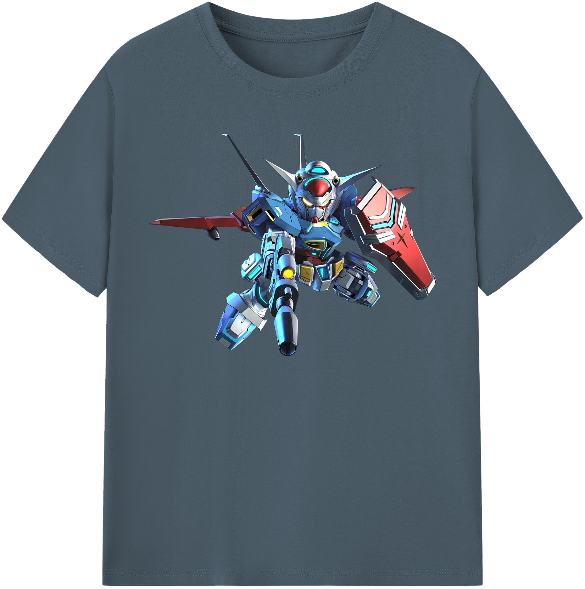 （画像用） 機動戦士ガンダム Mobile Suit Gundam 綿100％半袖Tシャツ（フロントプリント）